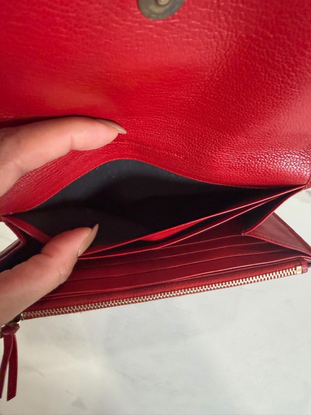 BALENCIAGA Purse Red Women Authentic secondhand - Picture 10 of 16